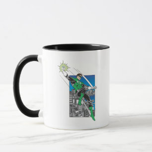 Tasse Terres vertes de lanterne dans la ville
