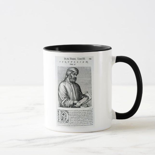 Tasse Tertullian, illustration d'André Thevet (Droite)