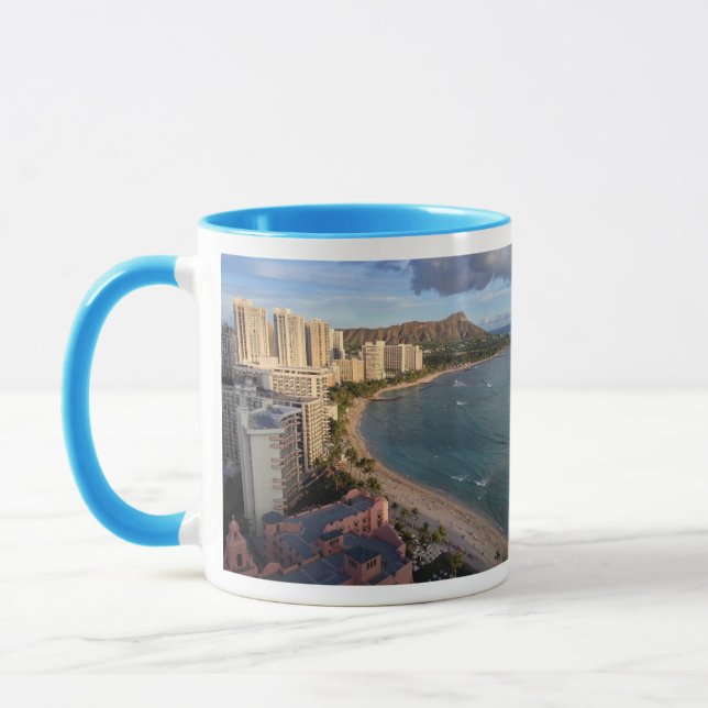 Tasse Tête de diamant, plage de Waikiki, Hawaï (Gauche)
