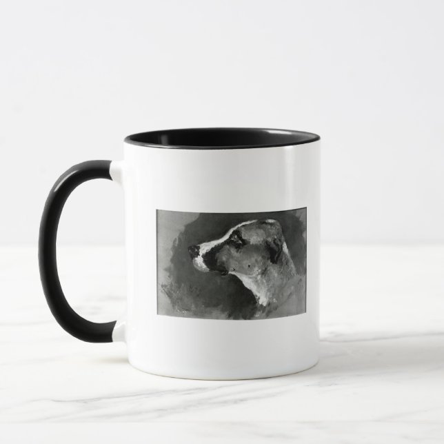 Tasse Tête de Henri De Toulouse-Lautrec | d'un chien (Gauche)