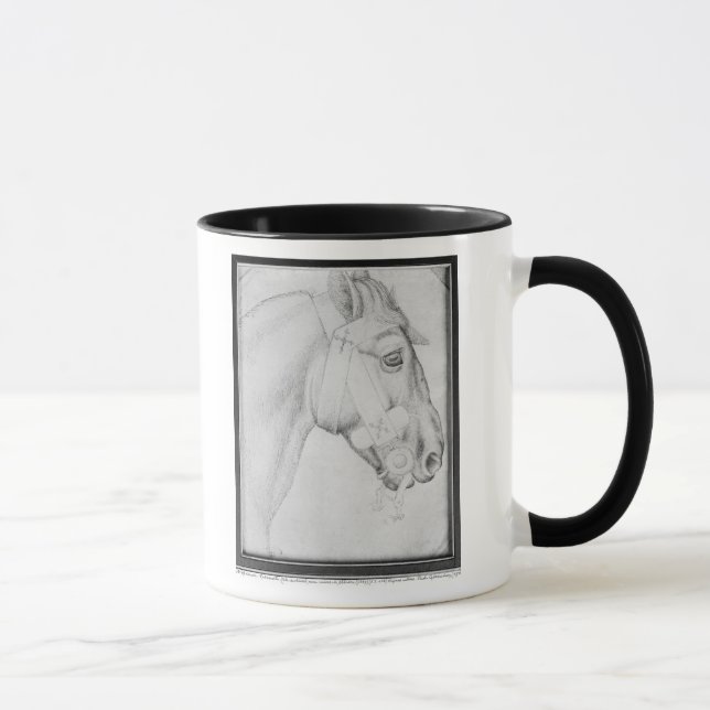 Tasse Tête d'un cheval, le de l'album de Vallardi (Droite)