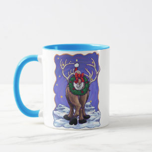 Tasse Têtes et Tails Festive Reindeer Holiday