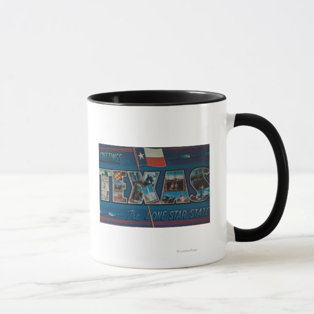 Tasse Texas (Drapeau Lone-Star)Grandes Scènes (Droite)