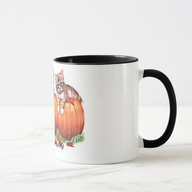 Tasse Thanksgiving est le Meow du chat (Droite)
