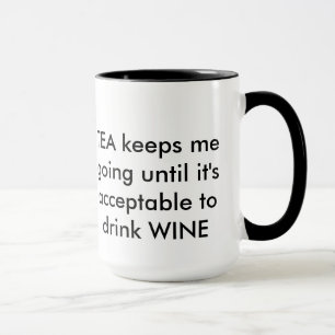 Tasse Thé et vin