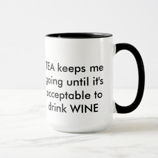 Tasse Thé et vin
