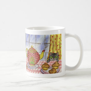 Tasse Théière Chat