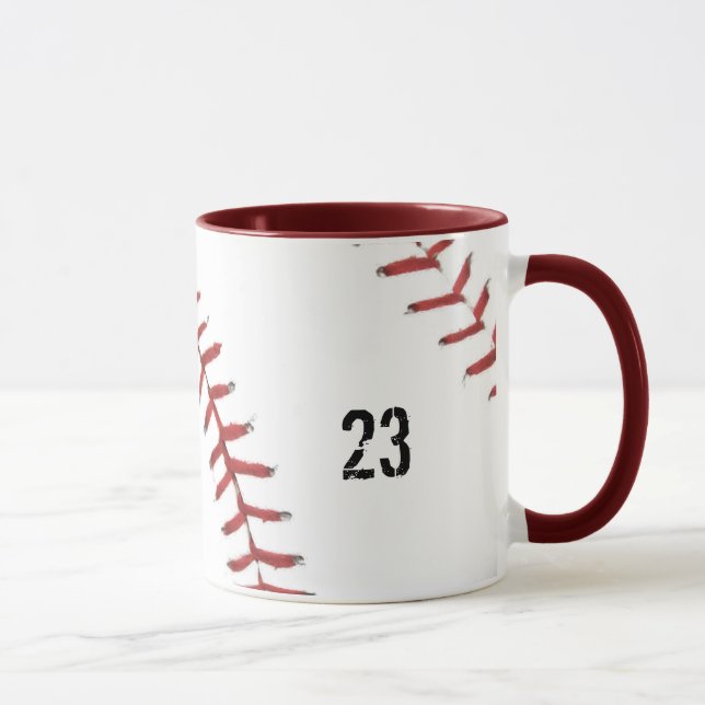 Tasse thème baseball (Droite)