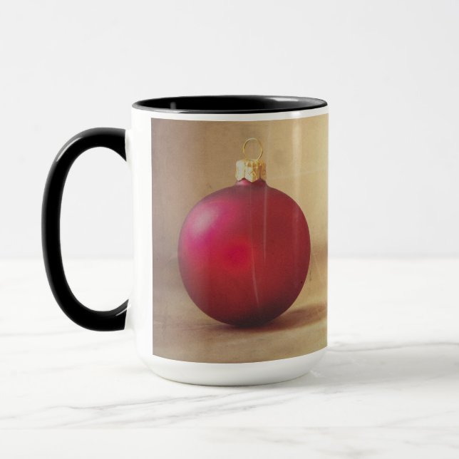 Tasse Thème de Noël avec balle de Noël (Gauche)