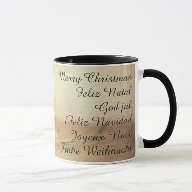 Tasse Thème de Noël avec Fruits (Droite)