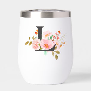 Tasse thermique en vin Lettre K