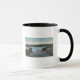 Tasse Thermopolis, WY - Vue du pont sur la grande corne