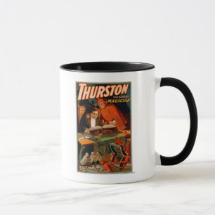 Tasse Thurston le grand magicien avec la magie de diable