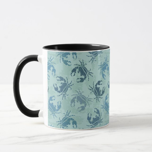 Tasse Tie Dye Motif De Crabes (Gauche)