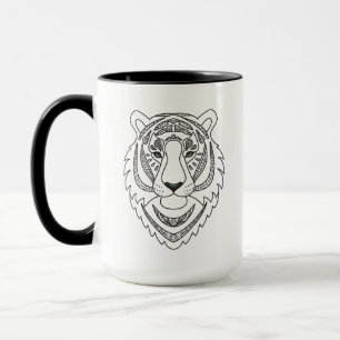 Tasse Tigre blanc inspiré