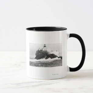 Tasse Tillamook, phare de l'Orégon près de bord de la