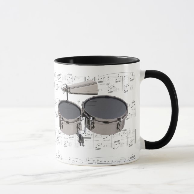 Tasse - Timbales (tambours) avec la musique de (Droite)