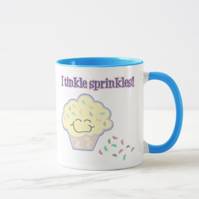 Tasse tinkle saupoudrer drôle cupcake (Droite)