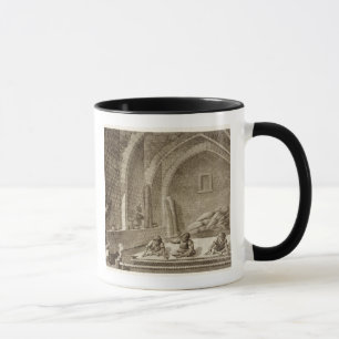 Tasse Tissant une couverture, des arts du volume II et