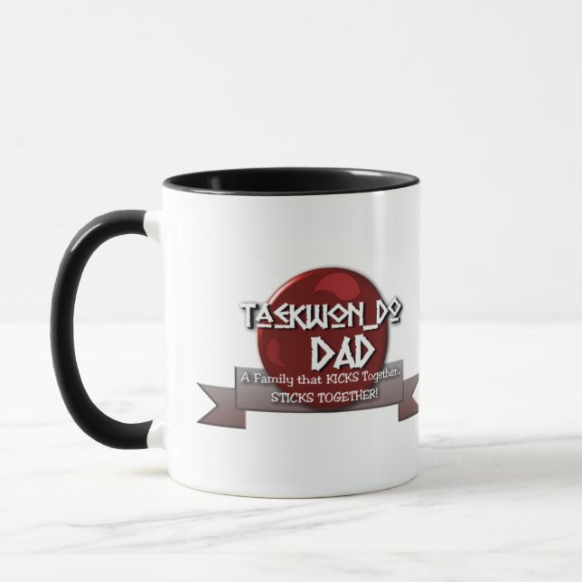 TASSE TKD TAEKWONDO DAD MOTTO (Gauche)