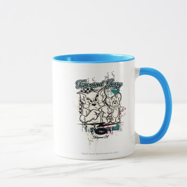 Tasse Tom et Jerry Hollywood CA (Droite)
