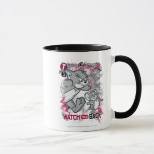 Tasse Tom et Jerry observent votre dos