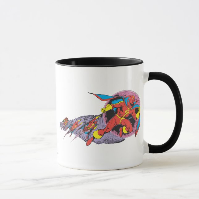 Tasse Tornade Rouge En Mouvement Vent (Droite)