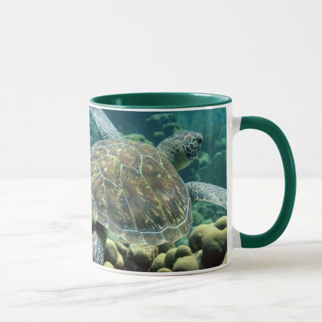 Tasse Tortue de mer verte (Droite)