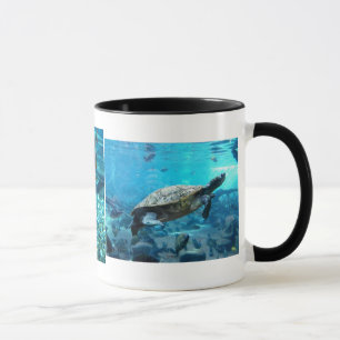 Tasse Tortue et bancs de poissons