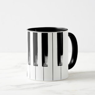 Tasse Touches de piano anciennes