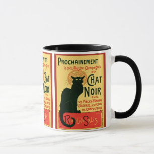 Tasse Tournée du Conversation Noir, Theophile Steinlen