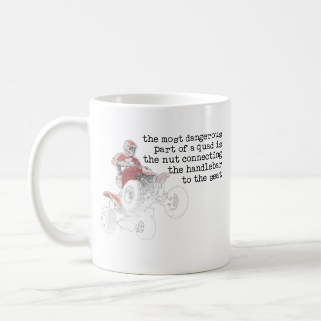 Tasse tous terrains dangereuse du quadruple ATV (Gauche)