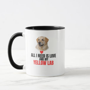 Tasse Tout ce dont j'ai besoin c'est d'amour et de