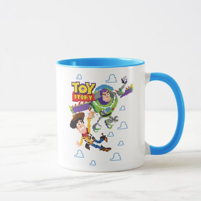 Tasse Toy Story 8Bit Woody et Buzz Lightyear (Droite)