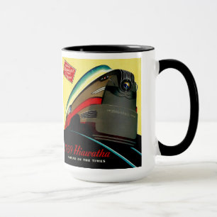 Tasse Train rationalisé par Hiawatha vintage