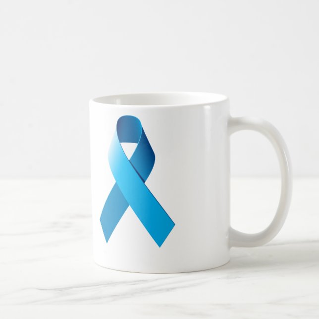 Tasse traumatique de ruban bleu de survivant de (Droite)