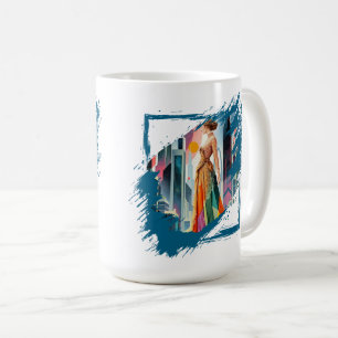 Tasse « Travaille dur, bois souvent »