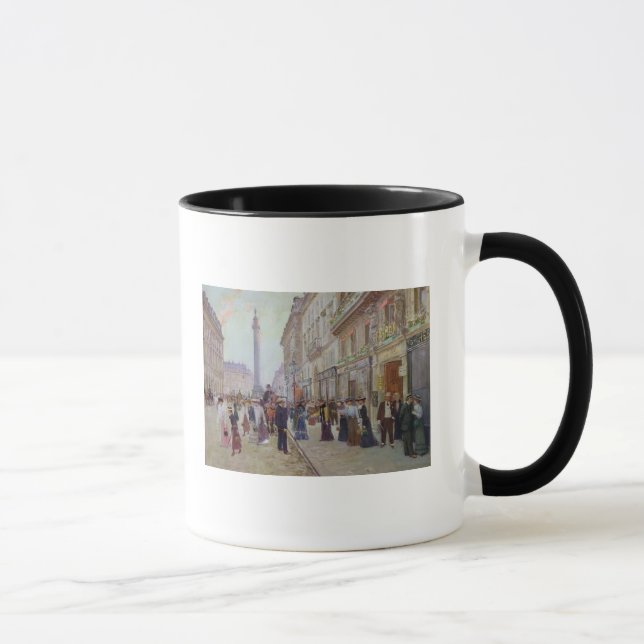 Tasse Travailleurs laissant le Maison Paquin (Droite)