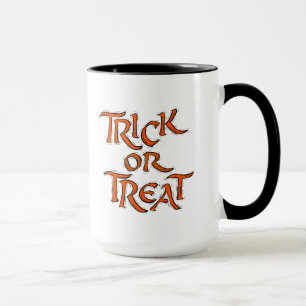 Tasse Trick Halloween ou Traiter les mots