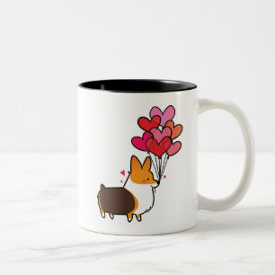 Tasse tricolore rouge   CorgiThings de corgi