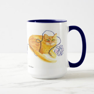 Tasse Tricoteuses de M. Cheddar Cat Cup For