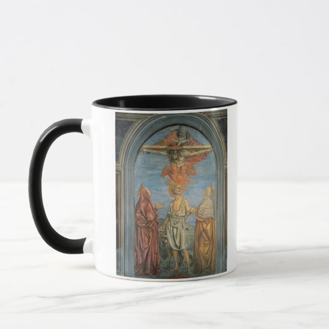 Tasse Trinité sainte avec St Jerome (fresque) (Gauche)