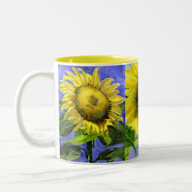 Tasse triple de tournesol (Gauche)
