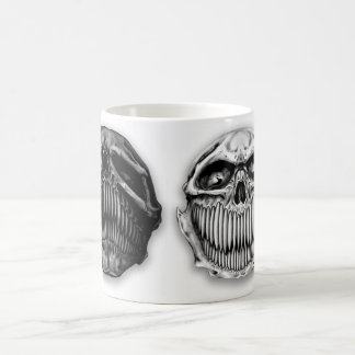 Tasse triste heureuse Morphing de crâne