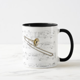 Tasse - trombone (tenor) avec la musique de