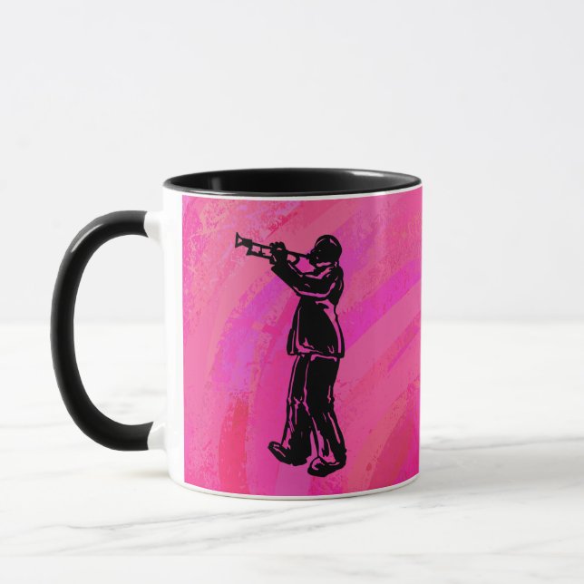 Tasse Trumpet Boogie Nuits New York Hot rose (Gauche)