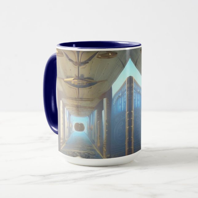 Tasse Tunnel Steampunk (Devant gauche)