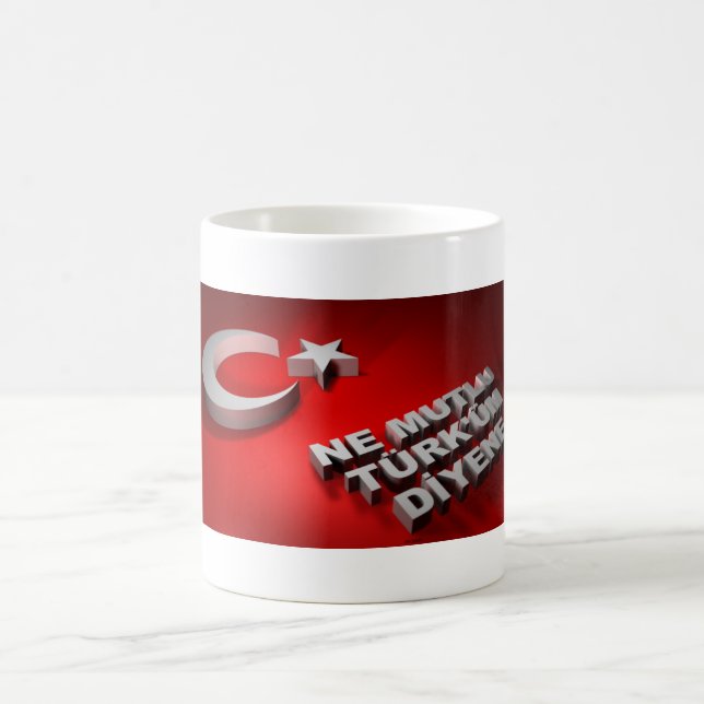 tasse turque de drapeau (Centre)