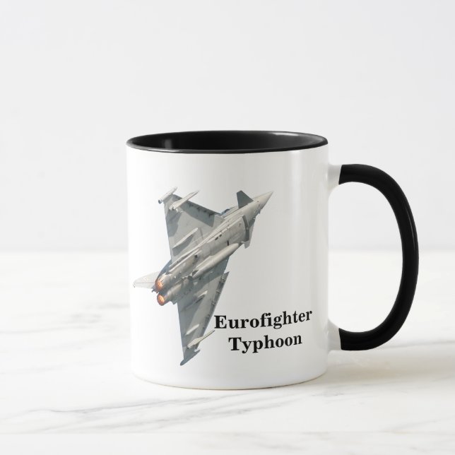 Tasse Typhon de l'Eurofighter avec monogramme (Droite)