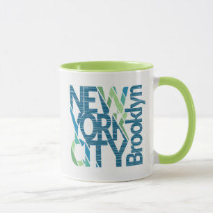 Tasse Typographie de Brooklyn New York